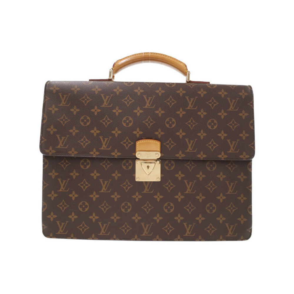 Louis Vuitton Monogram Robusto Briefcase Business Bag Brown